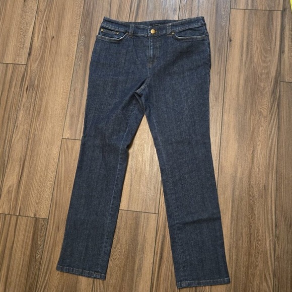 Anne Klein AK Jeans Stretch Excellent Like New Size 10 Petite 10P - Picture 3 of 8